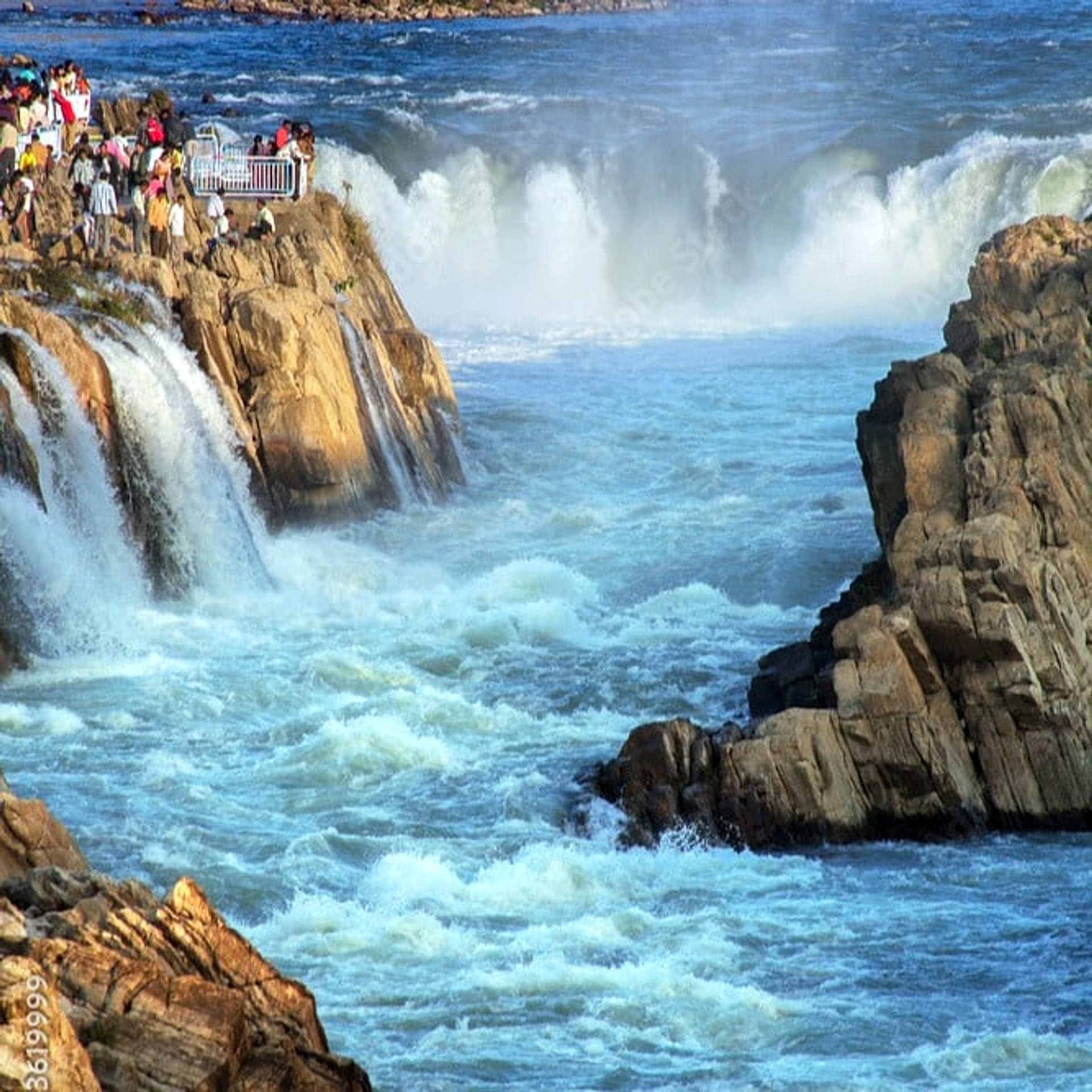 Narmada valley panoramic view